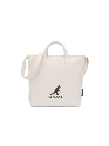 Kangol Mark Canvas Two-Way ToteBag- Ivory 3825 